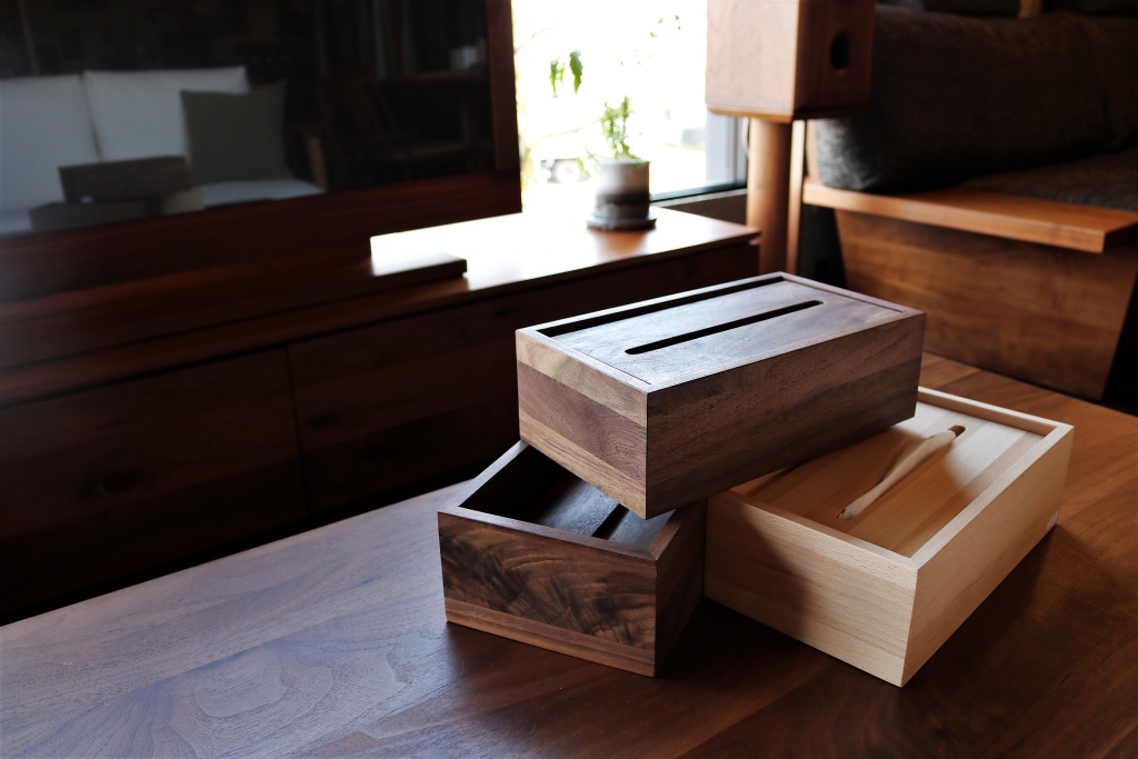 Solid wood Tissue Box