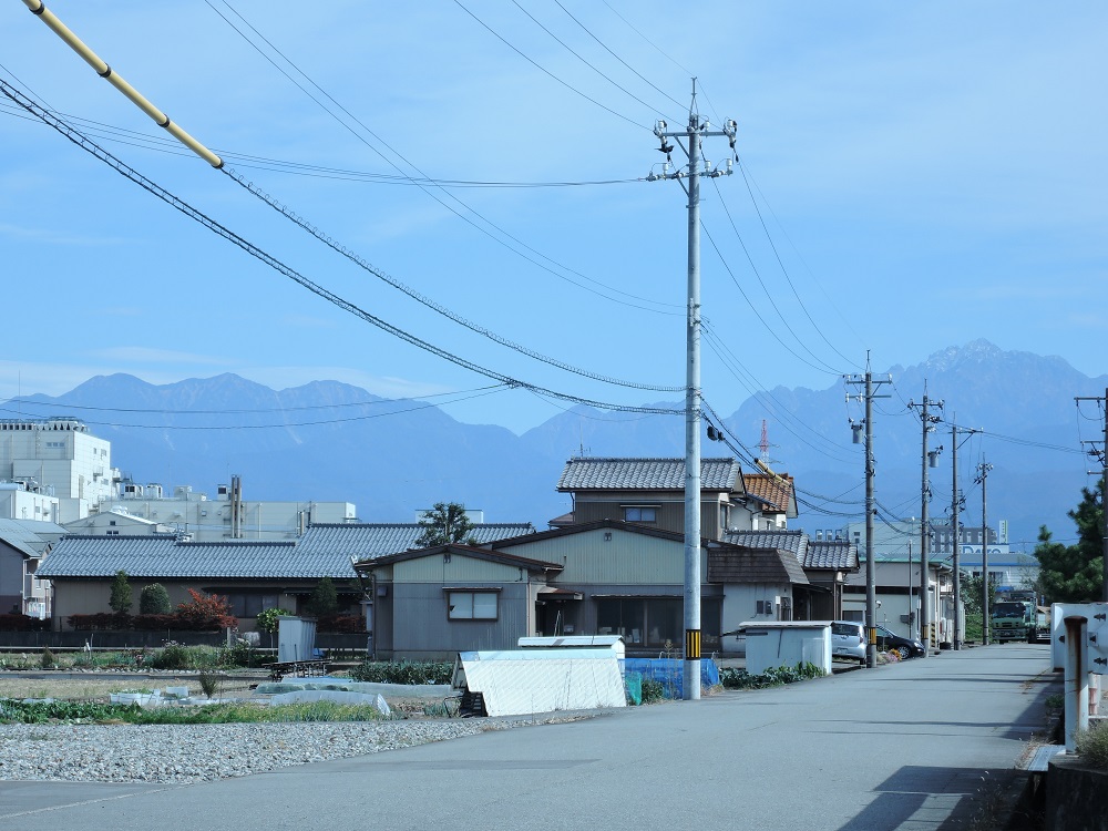 月の明かりで