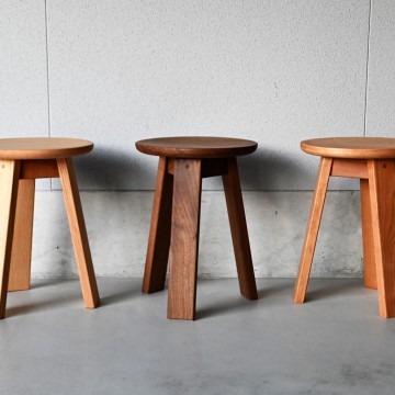 ミヤモト家具　家具　富山　LOWVE　無垢材　スツール　RENSEY