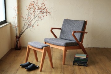 富山　家具　おしゃれ　無垢材　ラウンジチェア