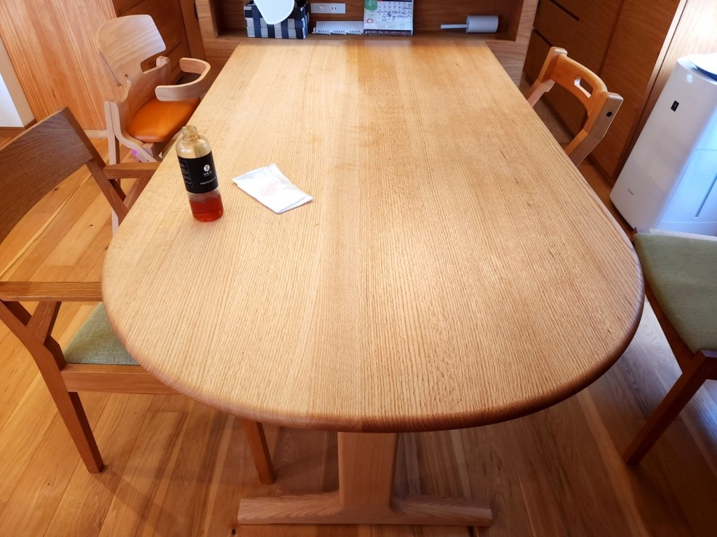 家具　富山　おしゃれ　テーブル　メンテナンス