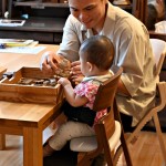 赤ちゃんから大人まで、アップライトチェア。