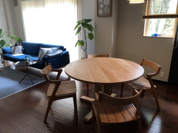 家具　岐阜　円卓　オシャレ