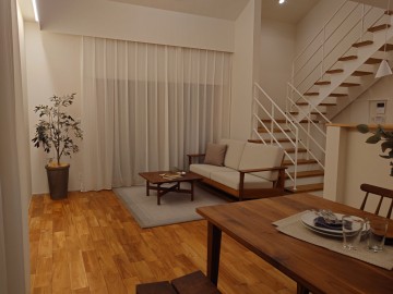 レンタル家具　おしゃれ　富山　無垢材　ミヤモト家具　完成見学会