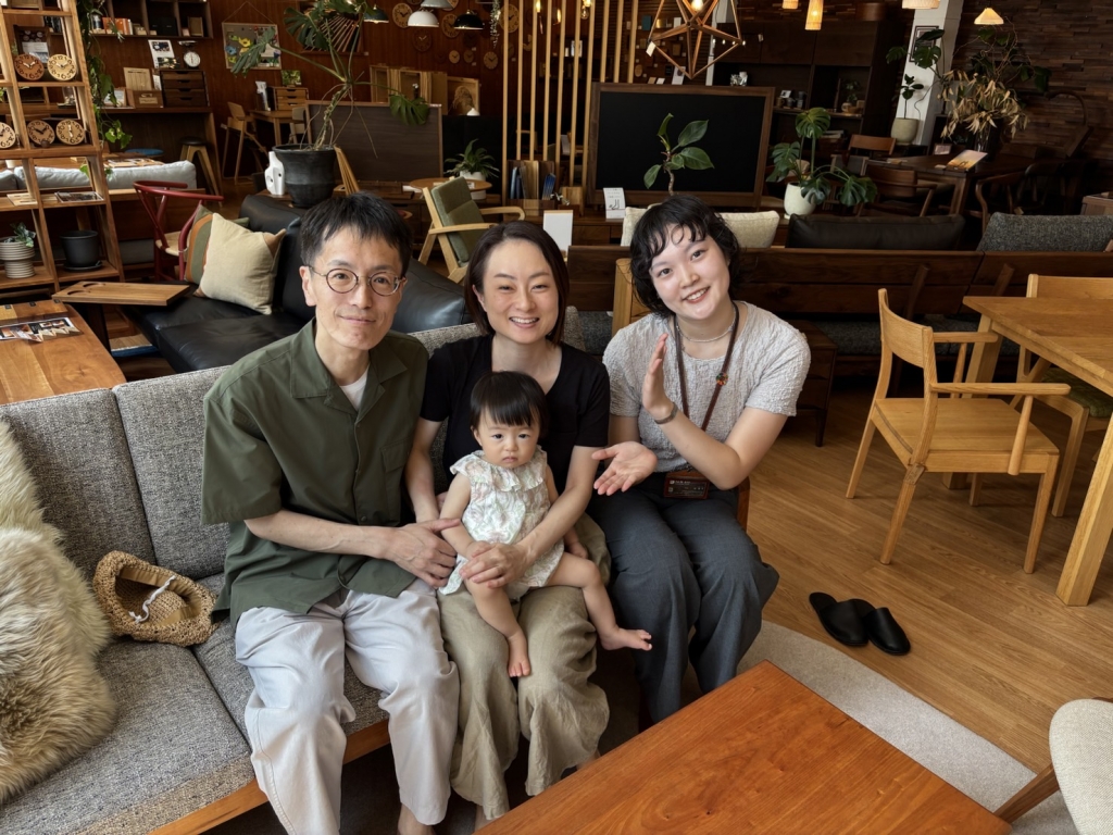 富山　家具　リビングテーブル　無垢材　円形　円卓　楕円　オーク　