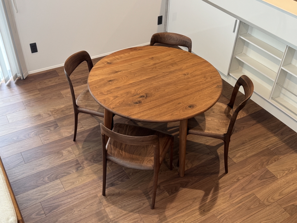 レンタル家具 おしゃれ 富山 無垢材 ミヤモト家具 完成見学会