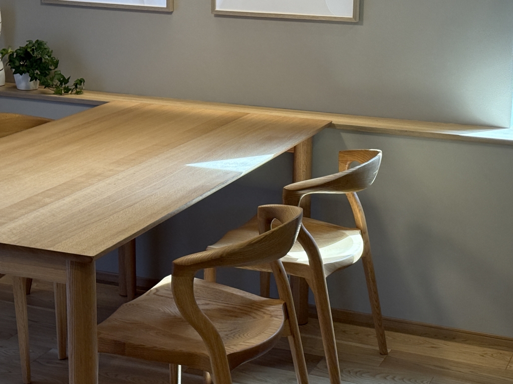 レンタル家具 おしゃれ 富山 無垢材 ミヤモト家具 完成見学会