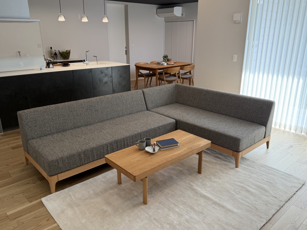 レンタル家具 おしゃれ 富山 無垢材 ミヤモト家具 完成見学会