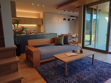 レンタル家具 おしゃれ 富山 無垢材 ミヤモト家具 SOLID 完成見学会