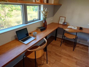 レンタル家具 おしゃれ 富山 無垢材 ミヤモト家具 SOLID 完成見学会