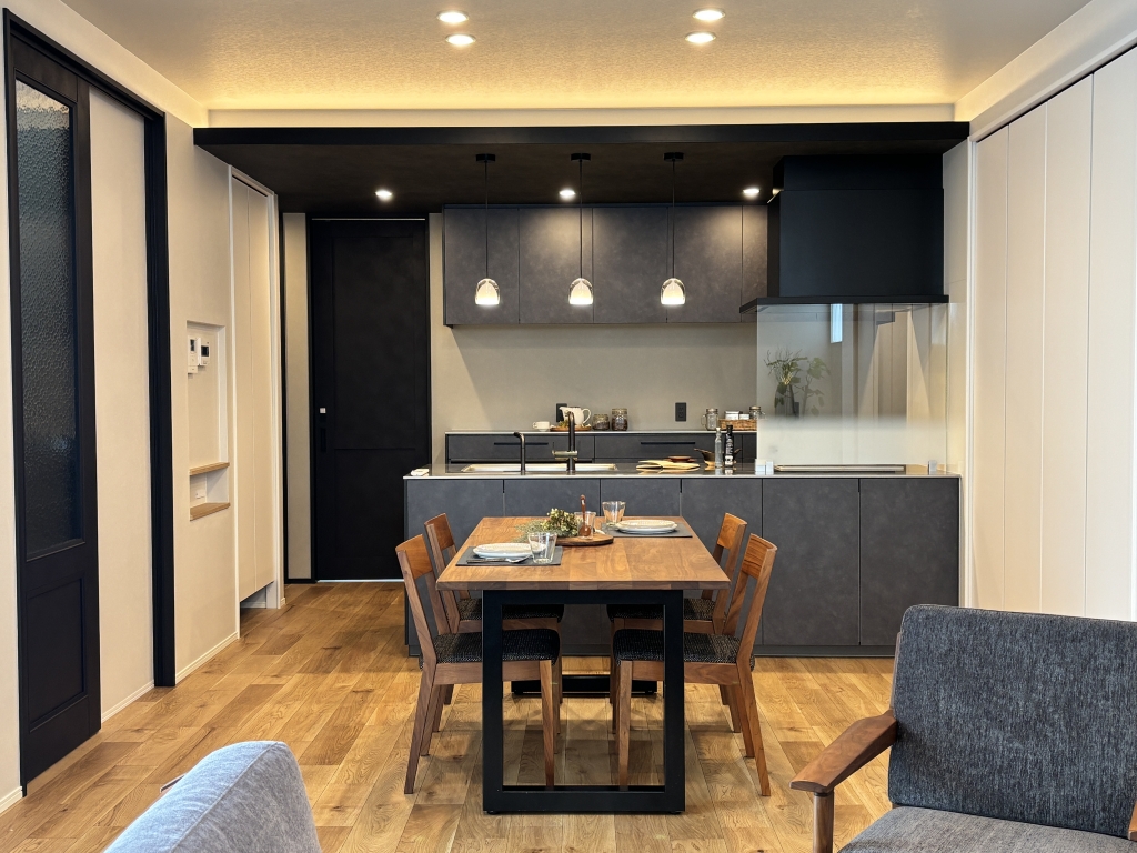 レンタル家具 おしゃれ 富山 無垢材 ミヤモト家具 完成見学会