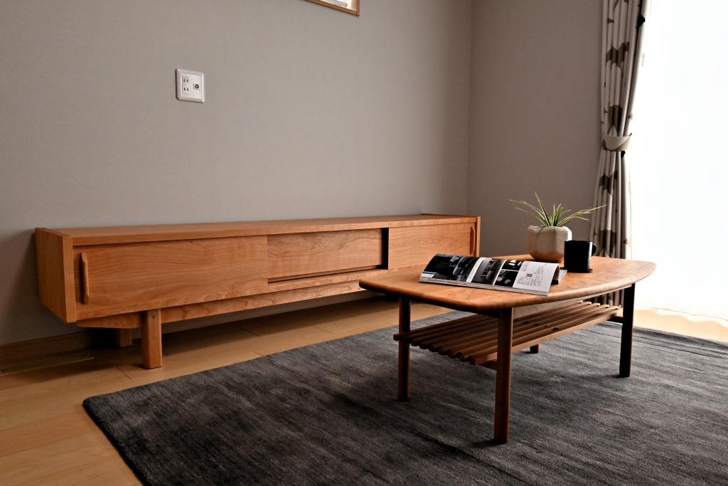 RENSEY LOWVE ミヤモト家具 造作TVボード イベント