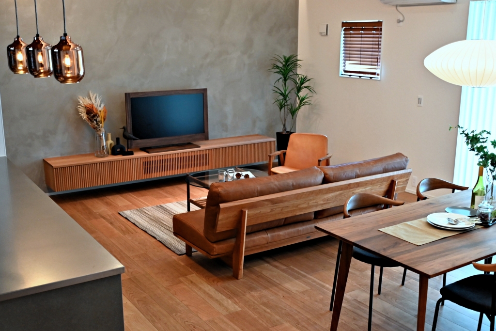 RENSEY LOWVE ミヤモト家具 造作TVボード イベント