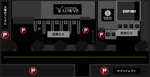 LOWVE 地図