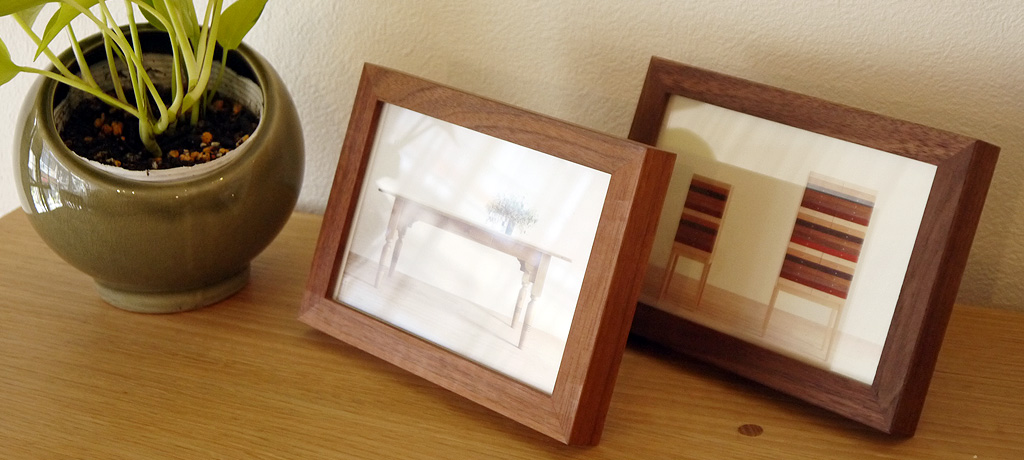 Walnut Photo Stand
