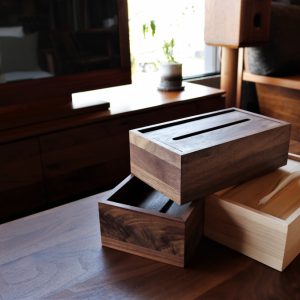 Solid wood Tissue Box