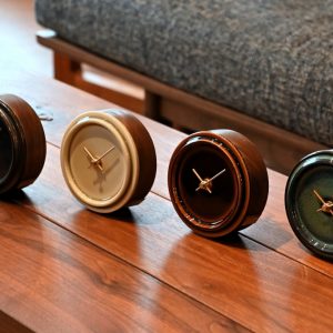 2WAY TIME WOOD CLOCK